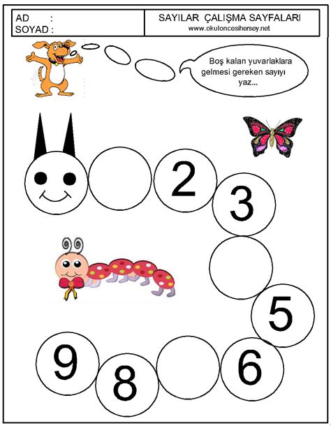 okul öncesi sayılar nasıl öğretilir